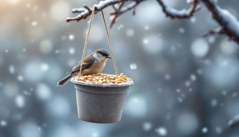Arrêtez de jeter ce pot en plastique : les oiseaux en raffolent surtout en hiver