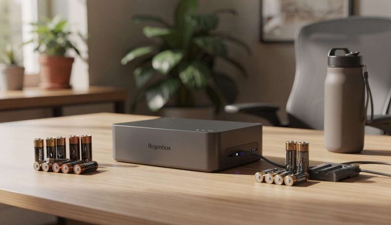 Jusqu’à 80 % de capacité retrouvée : nous avons testé la Regenbox, ce boîtier malin qui redonne vie aux piles usagées