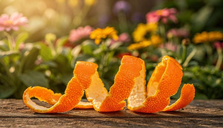 Pelures d’orange : le secret écologique pour un jardin lumineux sans insectes et un boost d’énergie positive